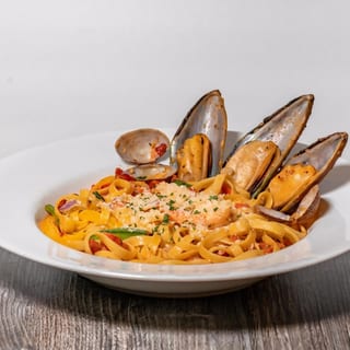 Cajun Seafood Fettucine Pasta